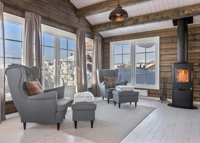 New Timber With Stunning Views & Comfort * Beitostolen